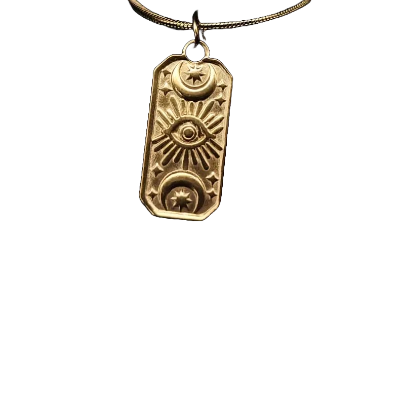 Collana Carta dei tarocchi Sole
